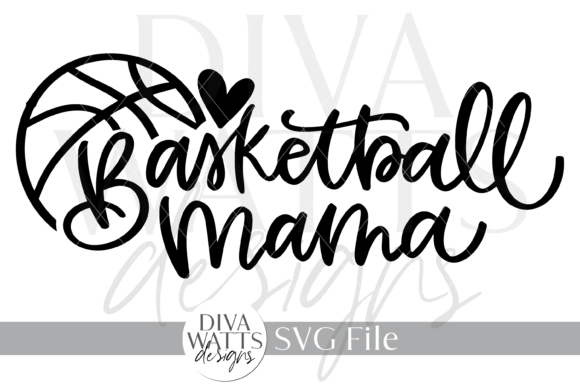 Basketball Mama SVG: A Vibrant Graphic Design Asset for Content Creators