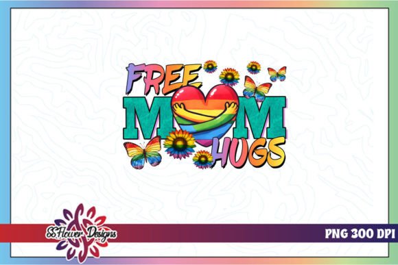 Free Mom Hugs PNG Sublimation: A Versatile Graphic for Crafts and Branding