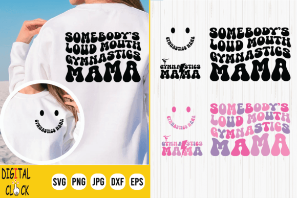 Gymnastics Mama Graphics for Crafts and Creative Publishing