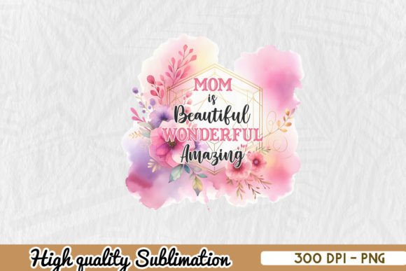MOM is Beautiful: A Graphic Design Asset for Crafts and Creative Projects
