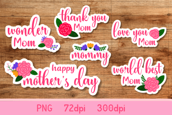 Mother s Day Stickers SVG PNG: Graphics and Crafts Review