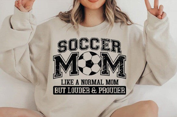 Soccer Mom Like a Normal Mom but Louder Embroidery Review