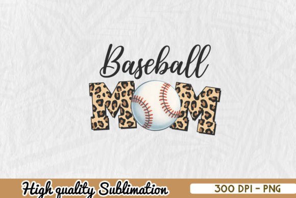 Softball Baseball Mom Leopard PNG Review for Real Embroidery Projects